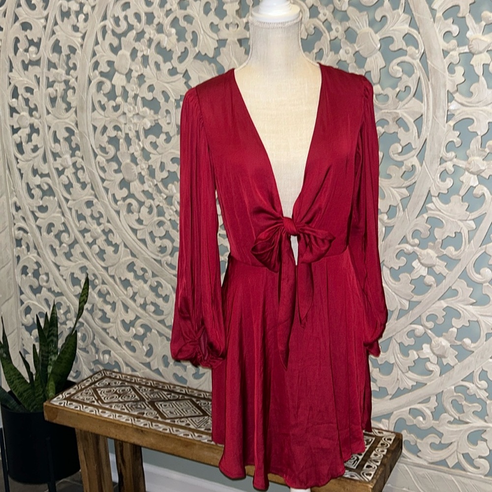 Saints+secrets wine dress